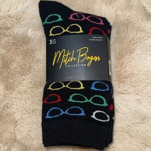 NEW Mitch Bogen 3 pack socks